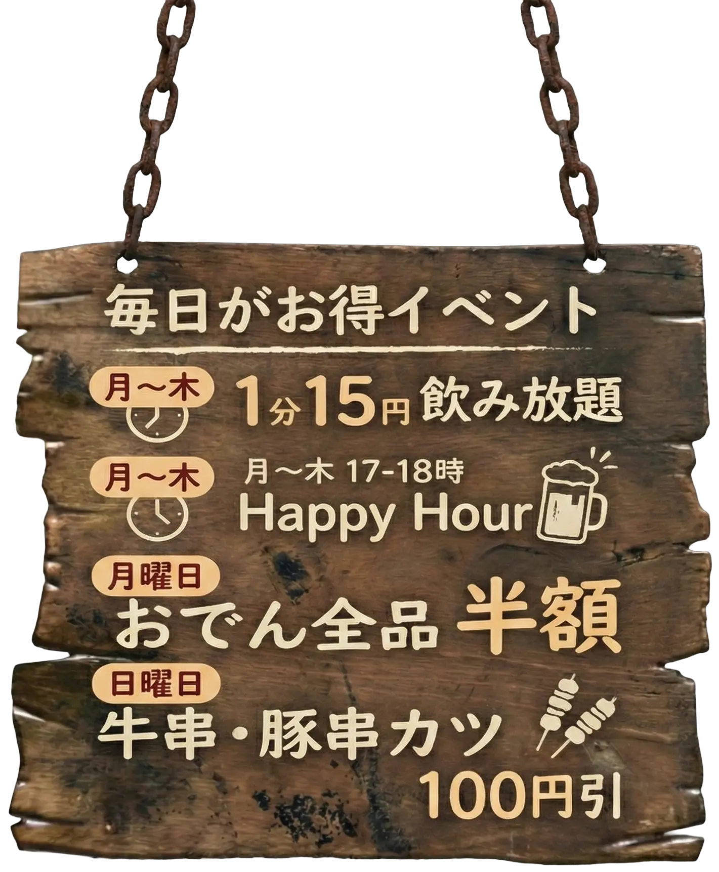 毎日がお得イベント